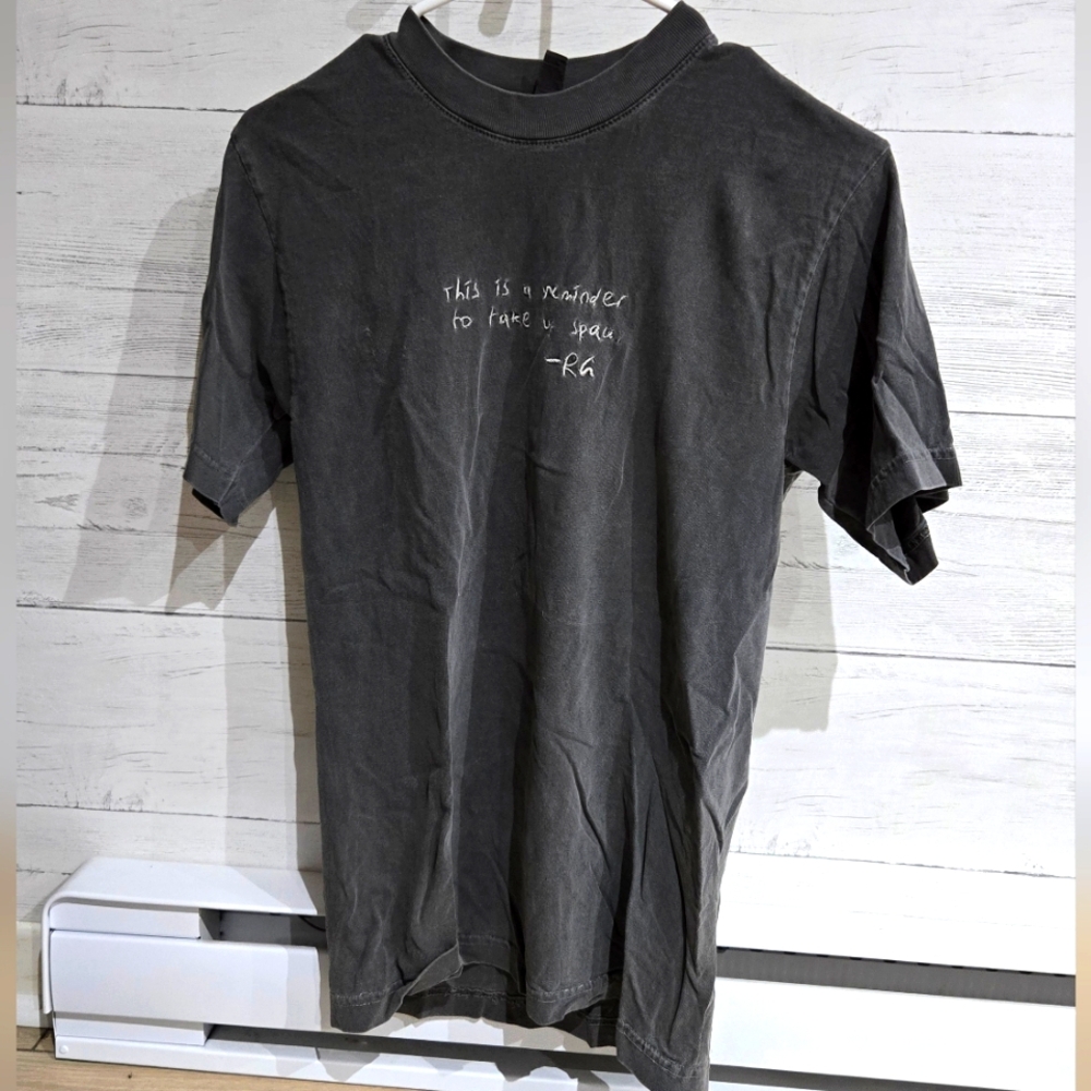 Washed Black Short Sleeve Graphic Tee